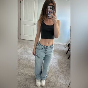 Abercrombie Kids lightweight baggy jeans